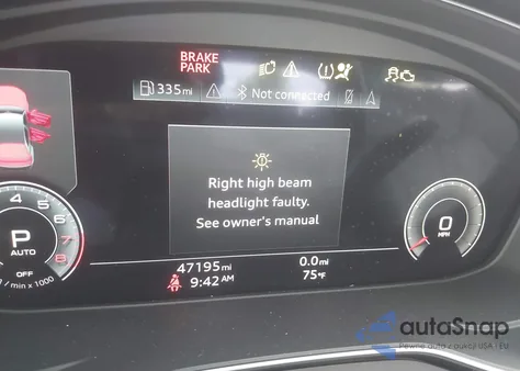 2022 Audi Q5 Sportback Premium Plus 45 Tfsi S Line Quattro S Tronic z USA, uszkodzony, nr VIN WA15AAFYXN2044132